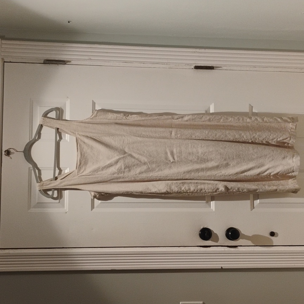 Old Navy extra large tall khaki linen dress